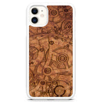 iPhone 11 Mechanism Wood White Phone Case