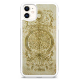 iPhone 11 Wooden Tree of Life White Phone Case