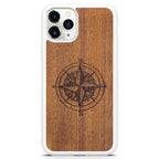 iPhone 11 Pro Compass White Phone Case