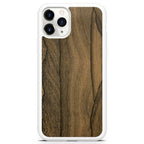 iPhone 11 Pro Ziricote Wood White Phone Case