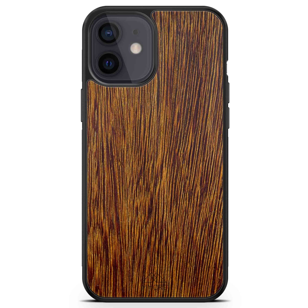 iPhone 12 Mini Sucupira Wood Phone Case
