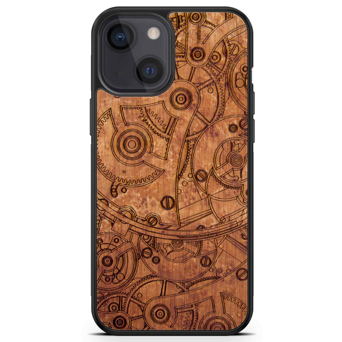 iPhone 13 Mini Mechanism Wood Phone Case