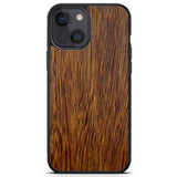 Étui de téléphone en bois pour iPhone 12 Mini Sucupira