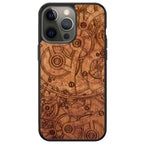 iPhone 13 Pro Max Mechanism Wood Phone Case
