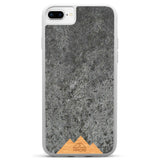 Funda para teléfono con marco blanco para iPhone 7 Plus Mountain Stone