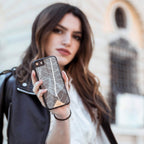 Woman Holding the Skeleton Leaves Phone Case