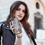 Woman Holding the Skeleton Leaves Phone Case