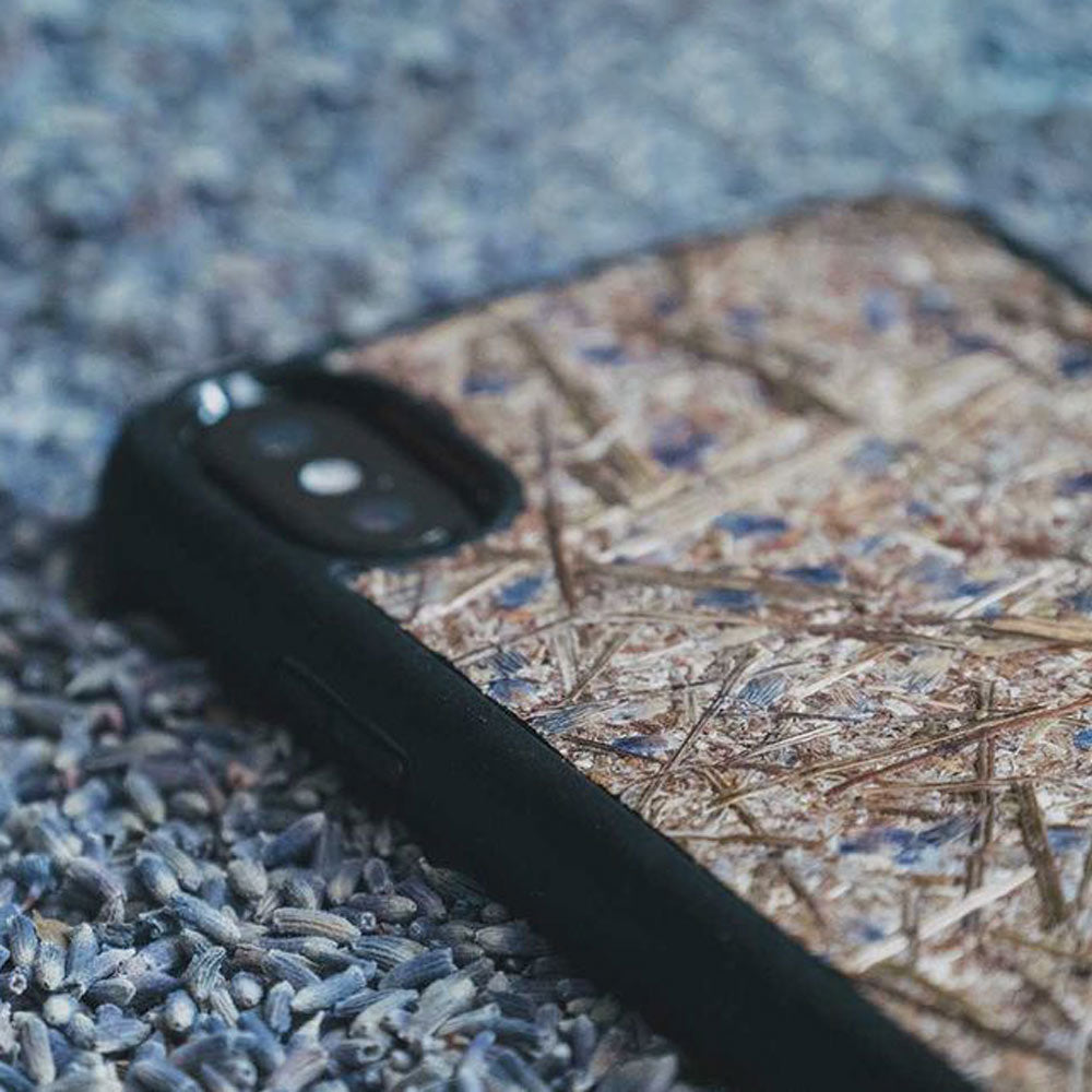 Close up of lavender phone case