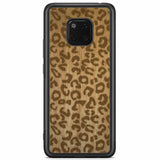 Cheetah Print Wood Phone Case Huawei Mate 20 Pro