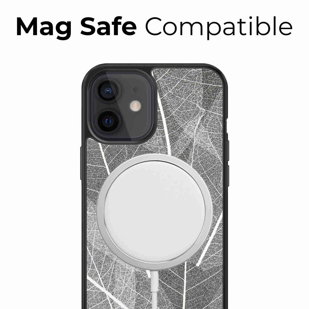 Wireless Charging Skeleton Leaves Phone Case