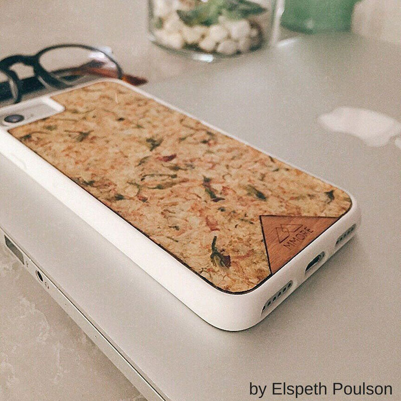 Jasmine Phone Case With White Frame