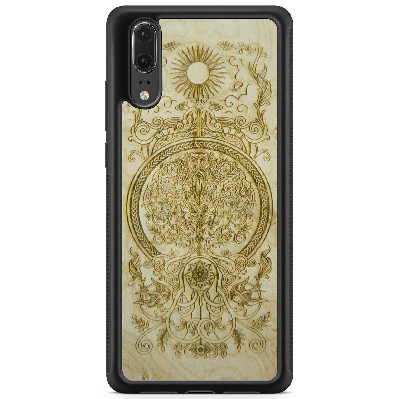 Tree of Life Wooden Phone Case Huawei P20
