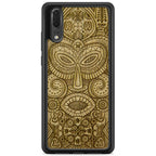 Tribal Mask Huawei P20 Wood Phone Case