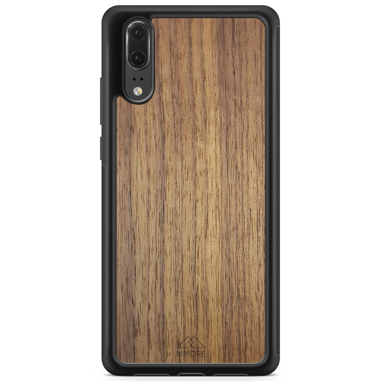 Custodia per cellulare in legno di noce americano Huawei P20