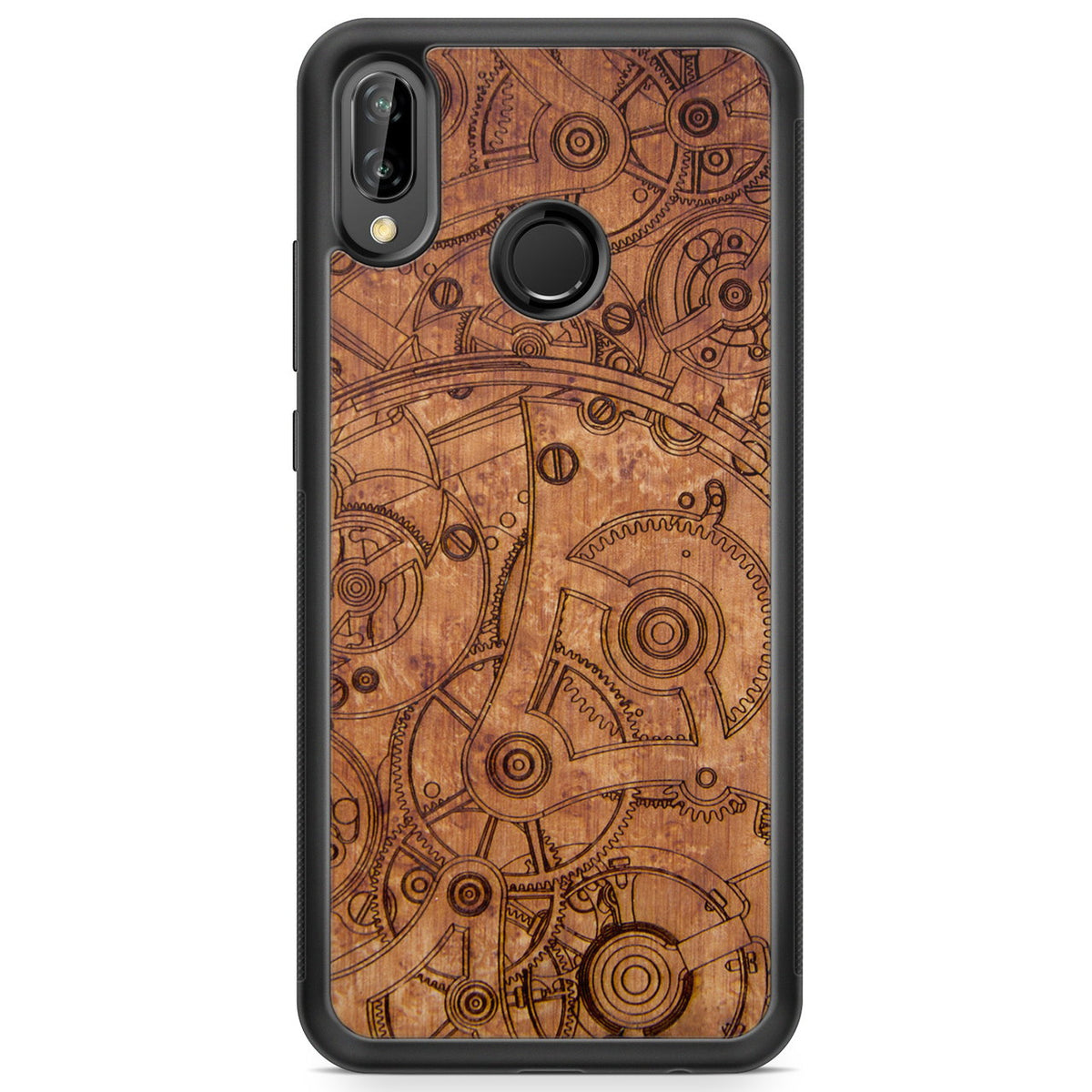 Mechanism Wood Phone Case Huawei P20 Lite
