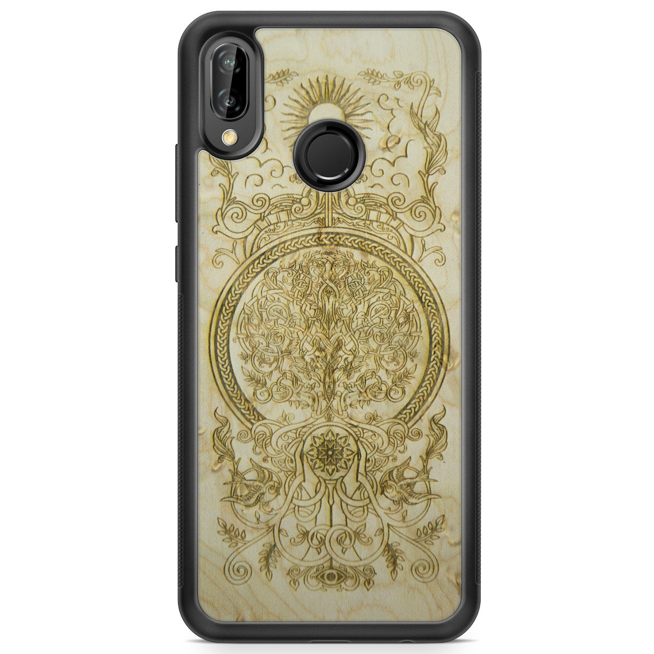 Tree of Life Wooden Phone Case Huawei P20 Lite