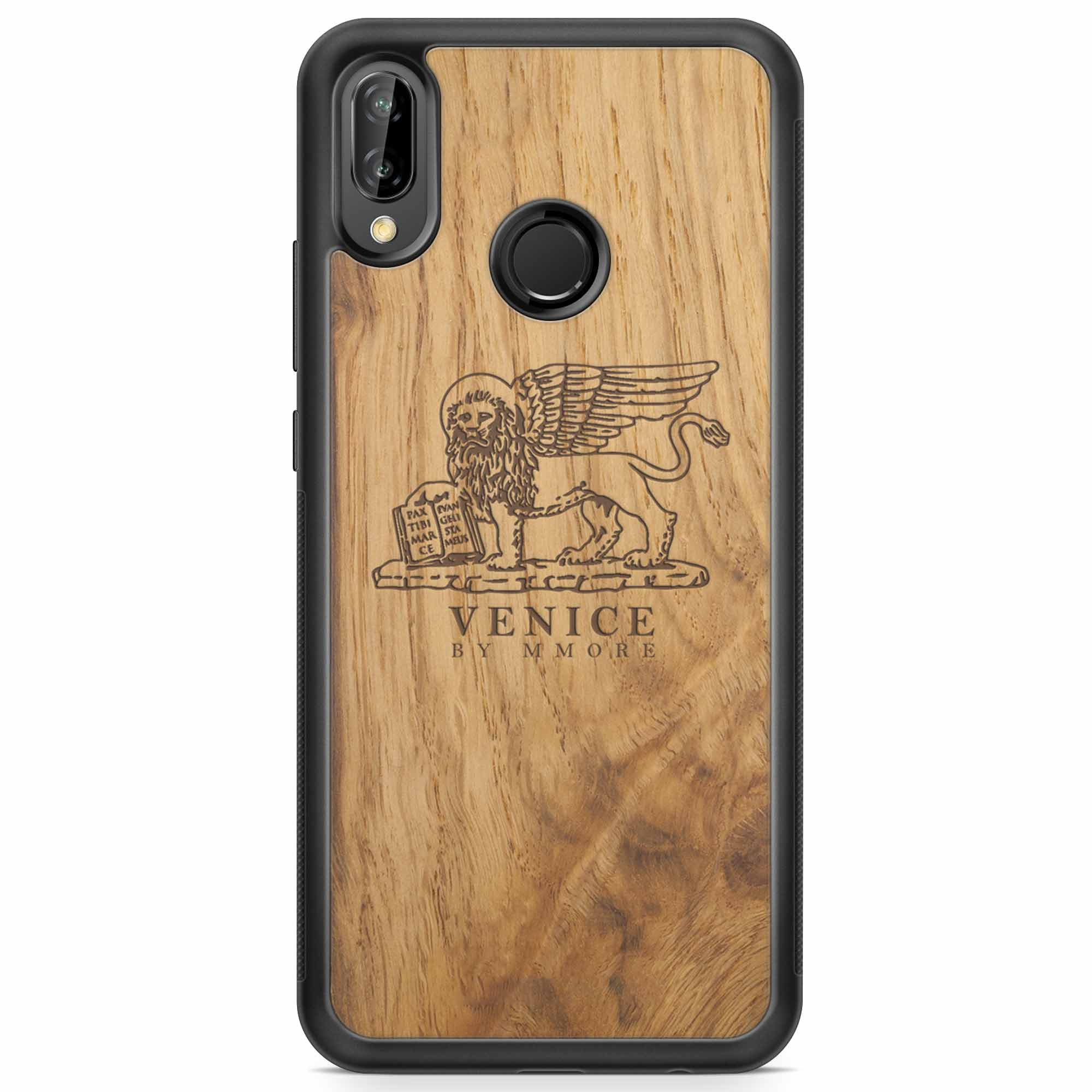 Venice Lion Ancient Wood Phone Case Huawei P20 Lite