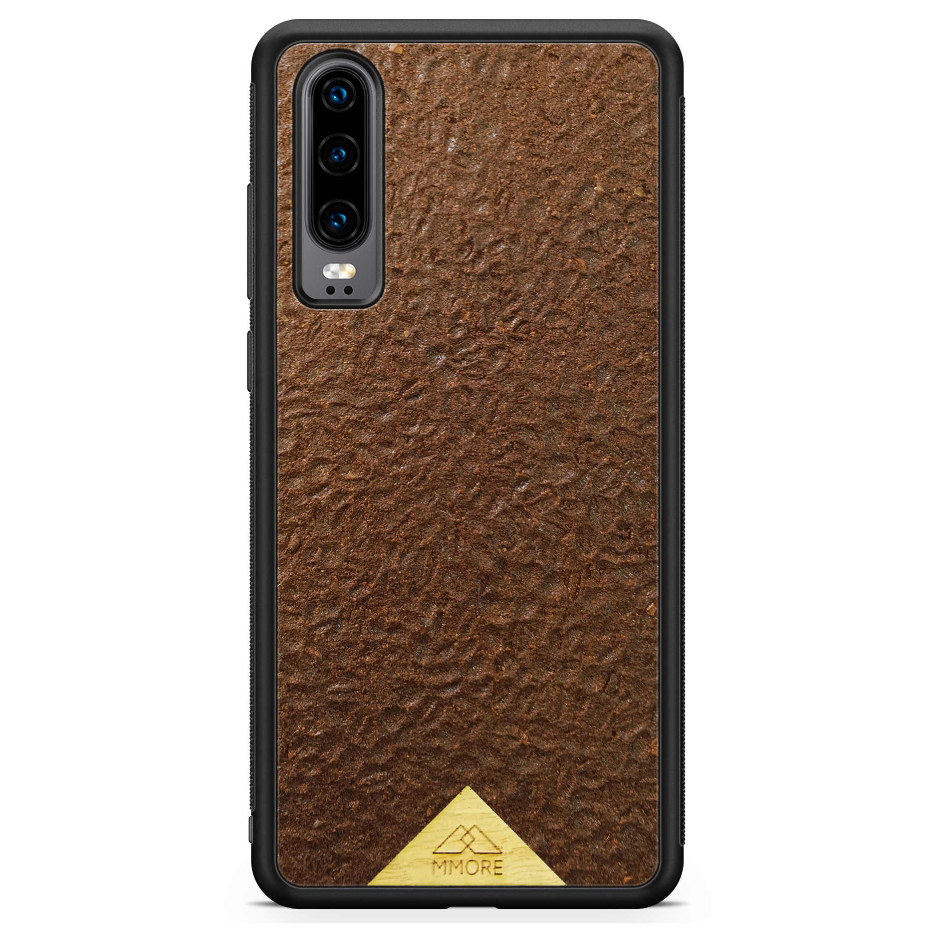 Чехол для телефона кофейного цвета с черной рамкой для Huawei P30
