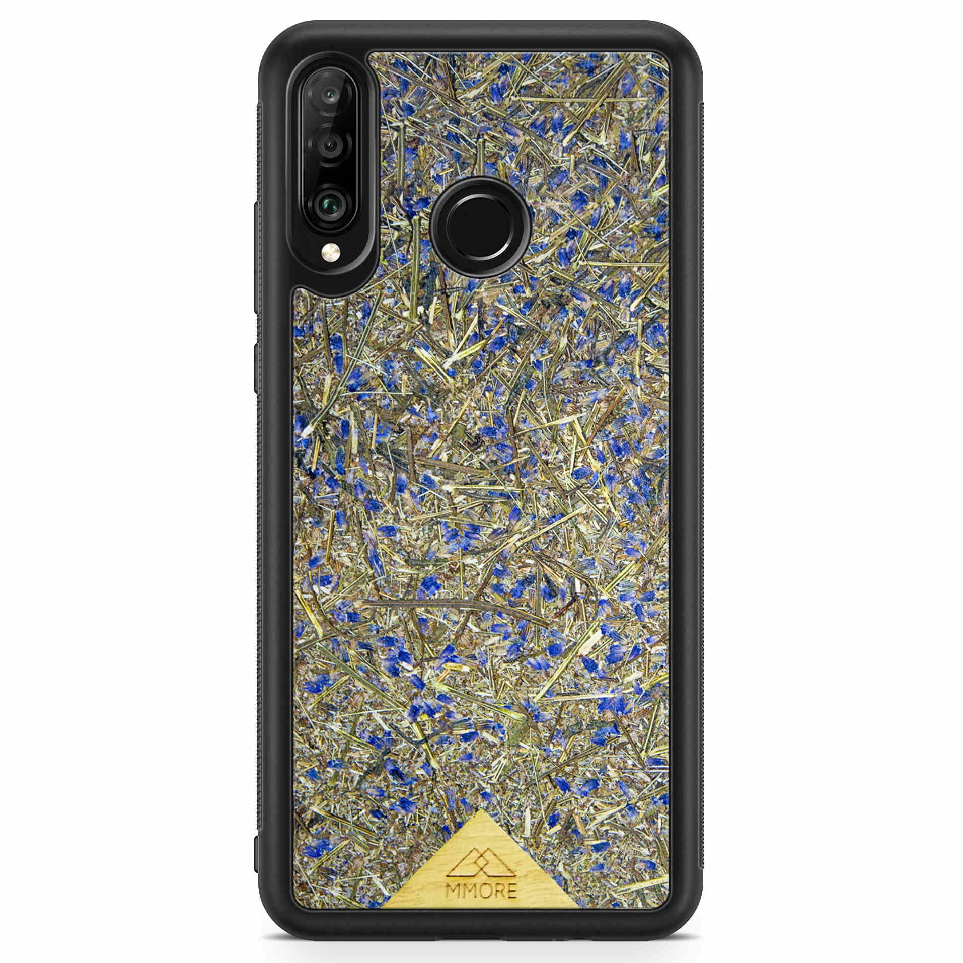 Huawei P30 Lite Black Frame Lavender Phone Case