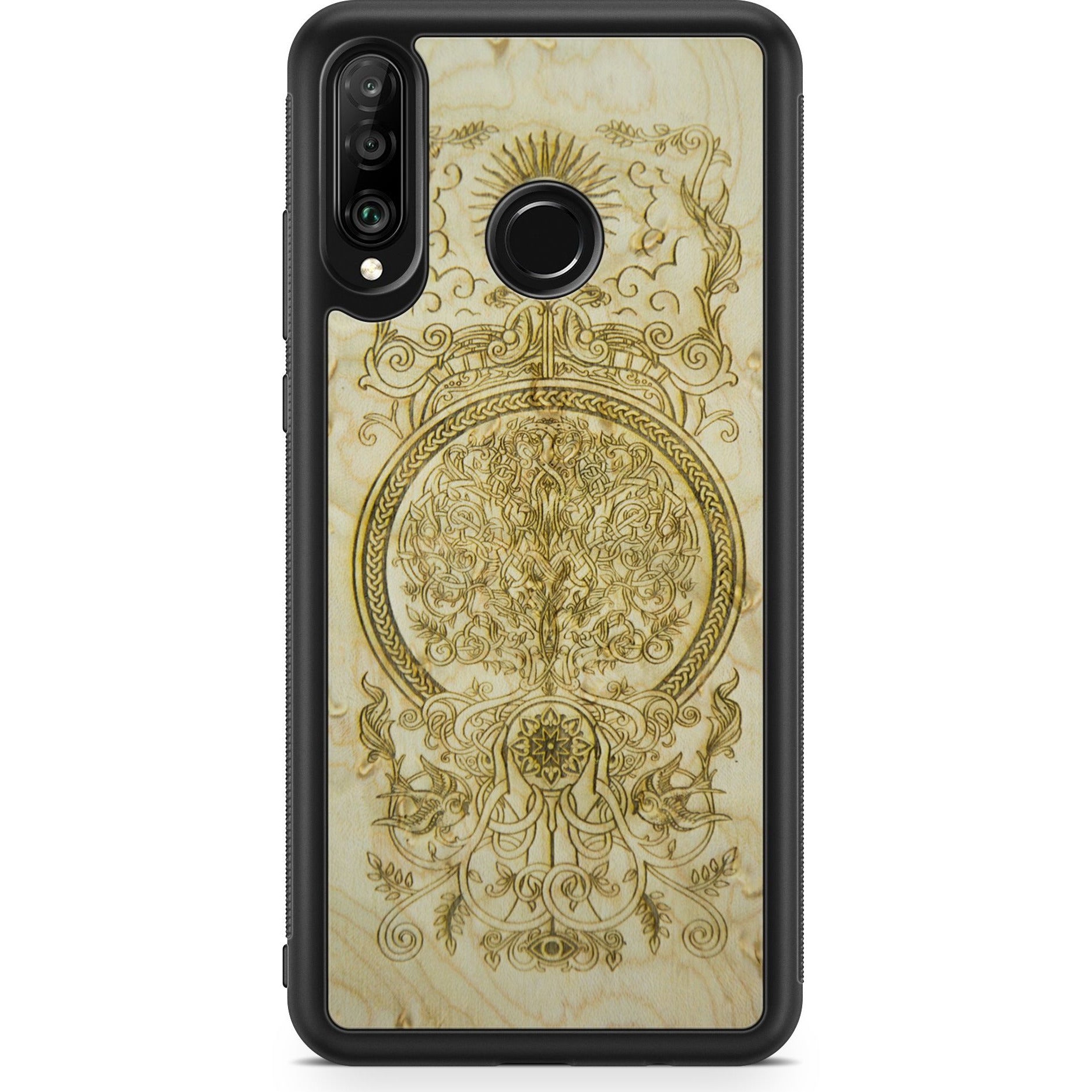 Tree of Life Wooden Phone Case Huawei P30 Lite