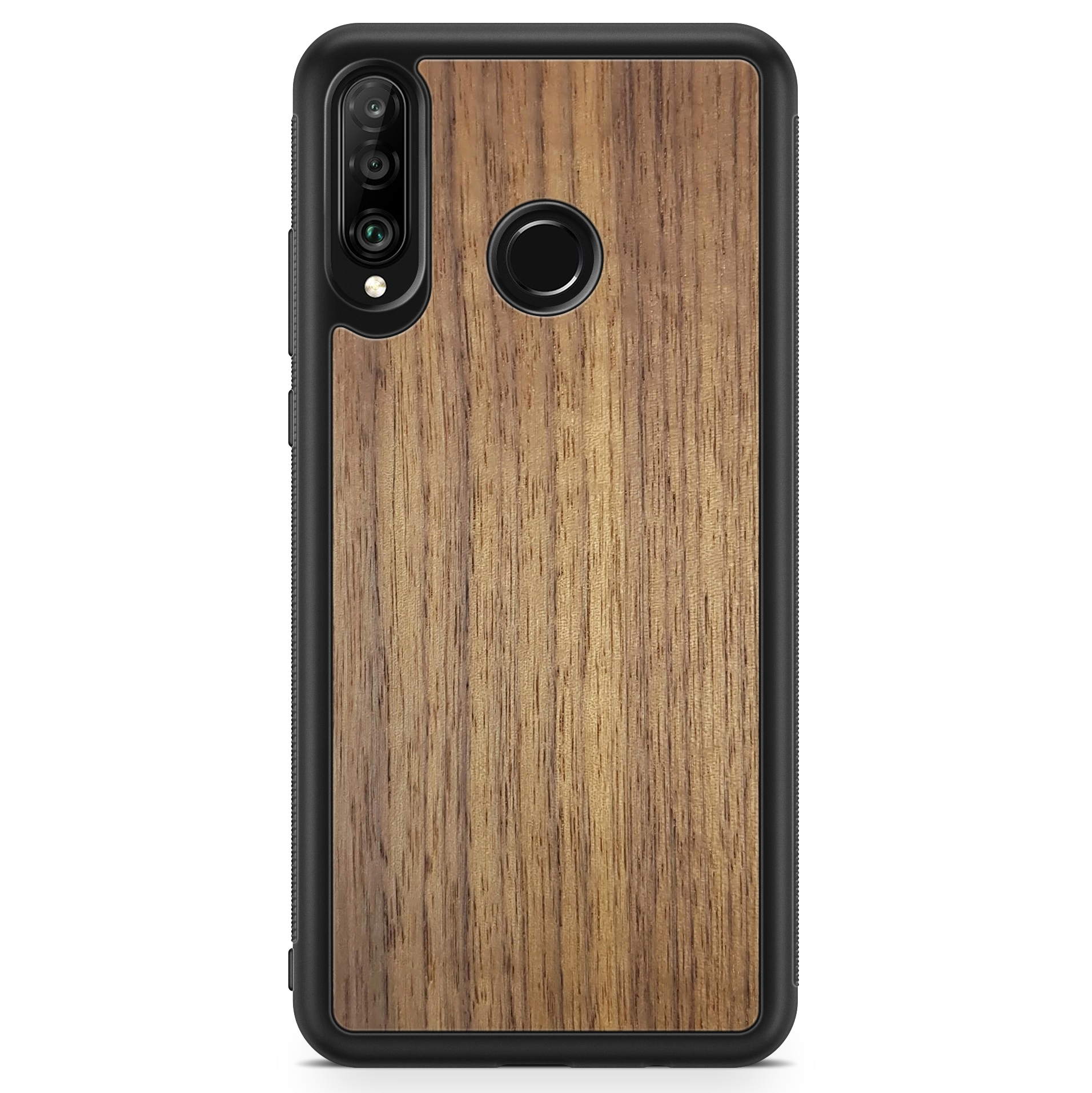 Custodia per cellulare in legno di noce americano Huawei P30 Lite