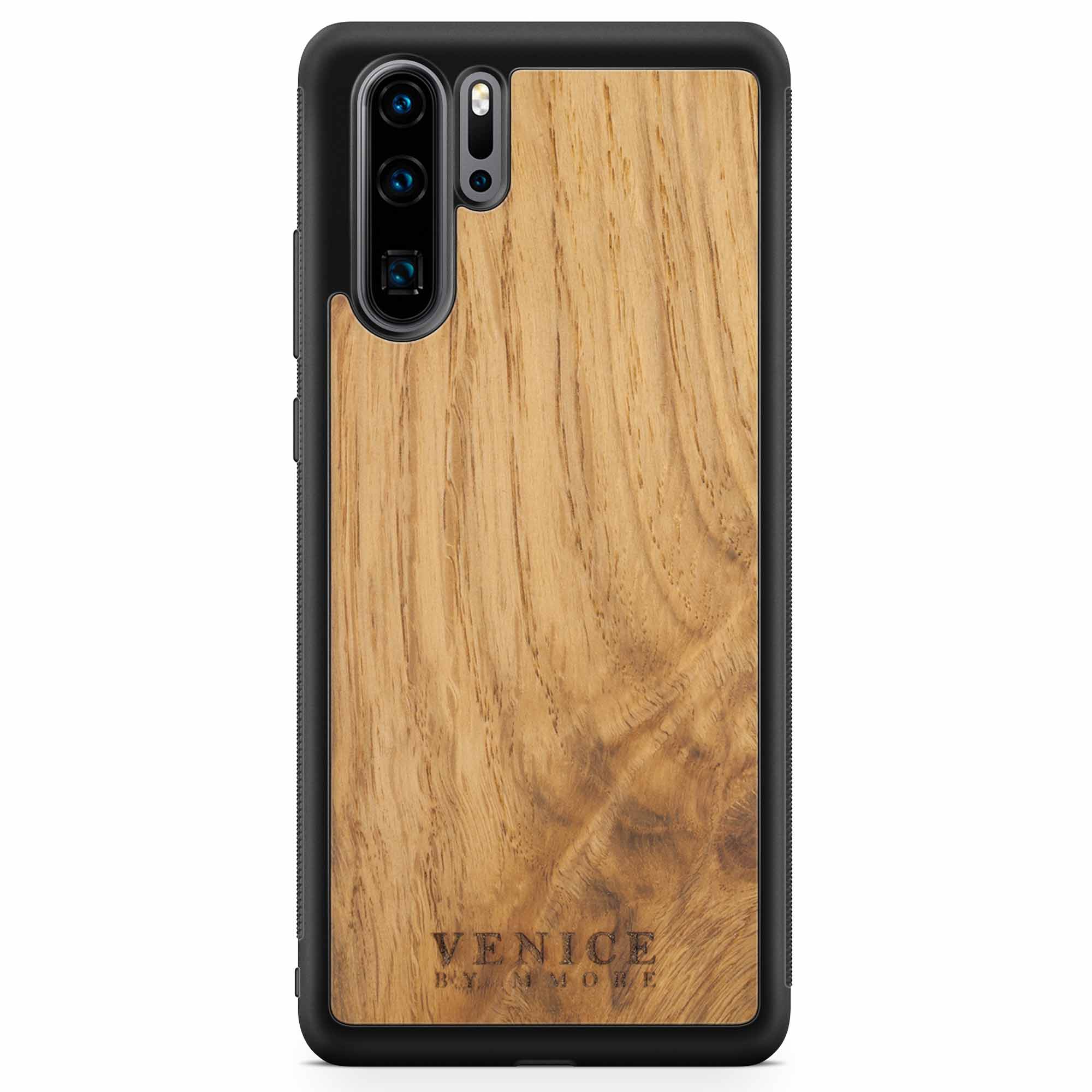 Custodia per telefono in legno con scritte Venezia Huawei P30 Pro
