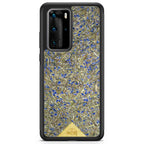 Huawei P40 Pro Black Frame Lavender Phone Case