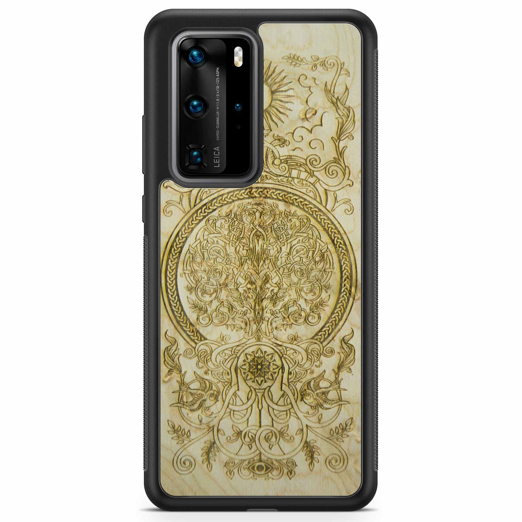 Tree of Life Wooden Phone Case Huawei P40 Pro
