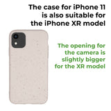 The iPhone 11 case is suitable for iPhone XR