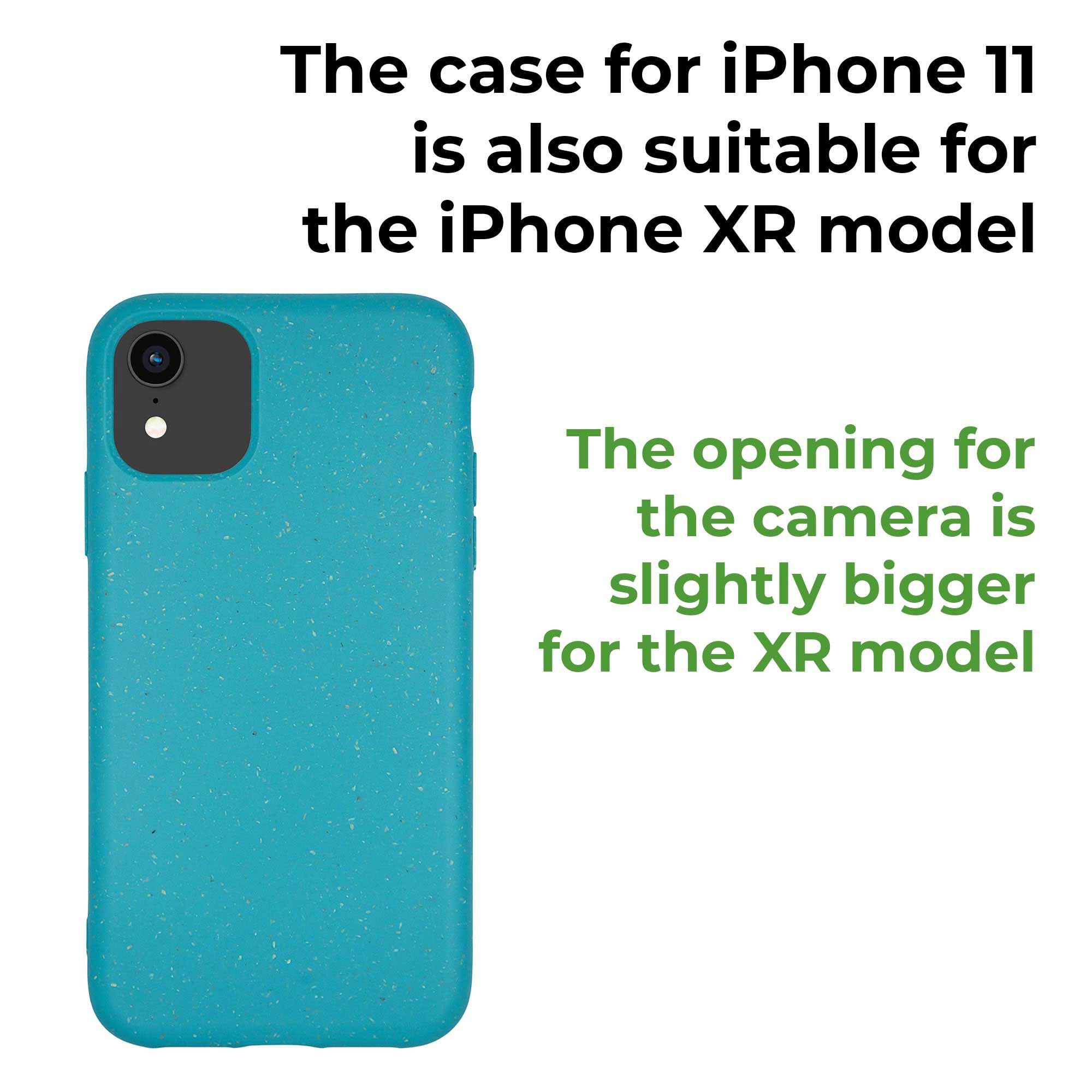The iPhone 11 case is suitable for iPhone XR