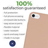 100 satisfaction and full protection pastel pink phone case