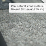 Tutto il materiale di pietra naturale scintillante da vicino