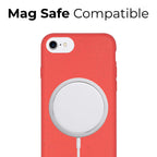 Wireless Charging Red Biodegradable Phone Case