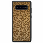 Cheetah Print Samsung S10 Wood Phone Case