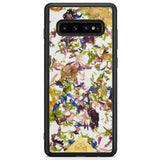 Samsung S10 Black Phone Case Crystal Meadow