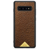 Capa de telefone com moldura preta para Samsung Galaxy S10