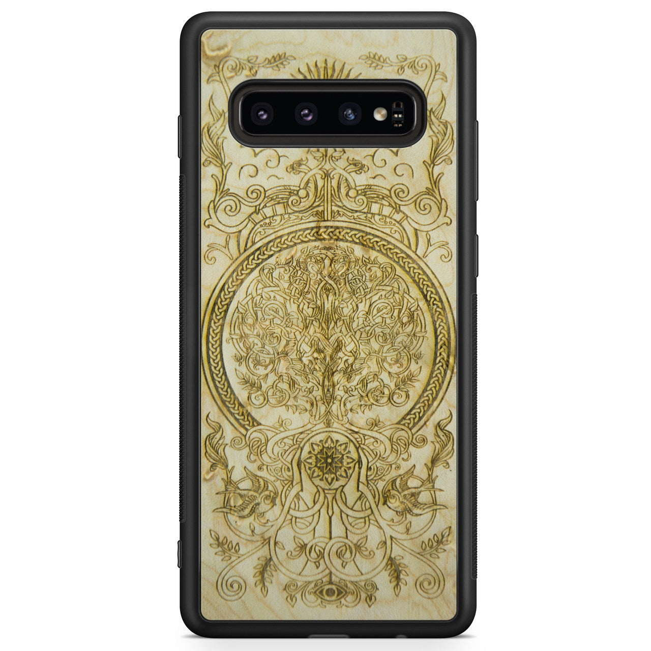 Tree of Life Samsung S10 Wooden Phone Case