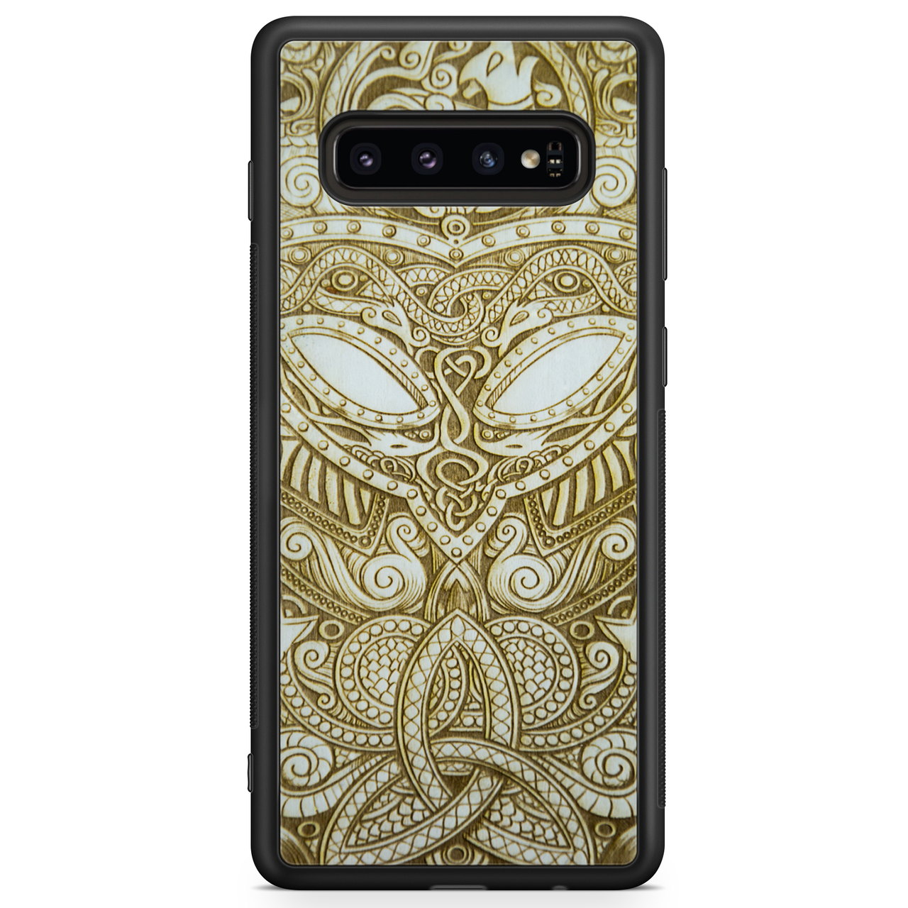 Viking Samsung S10 Wood Phone Case