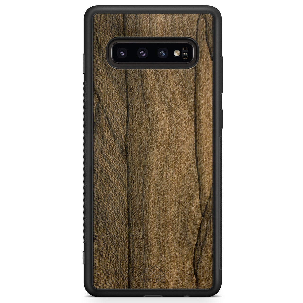 Caja del teléfono Samsung S10 de madera de ziricote