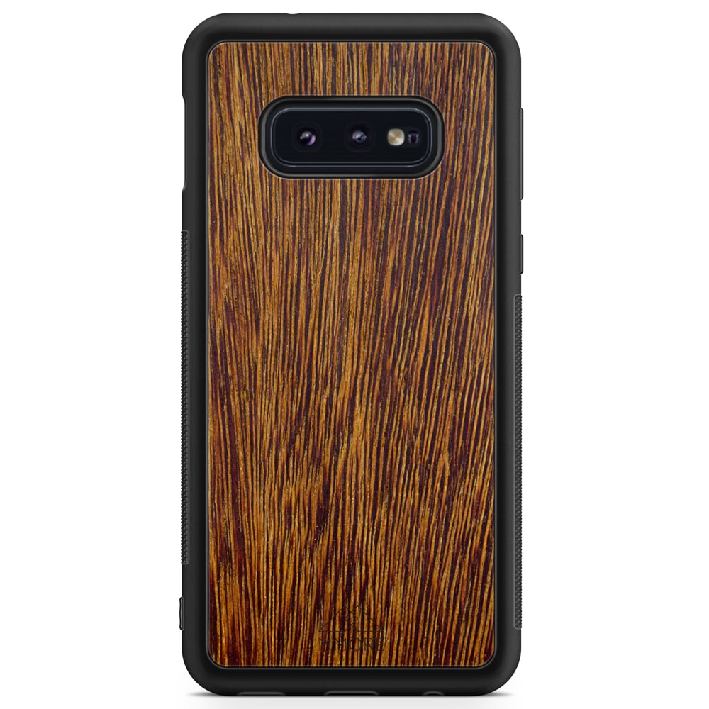 Custodia per telefono Samsung S10 Edge in legno Sucupira