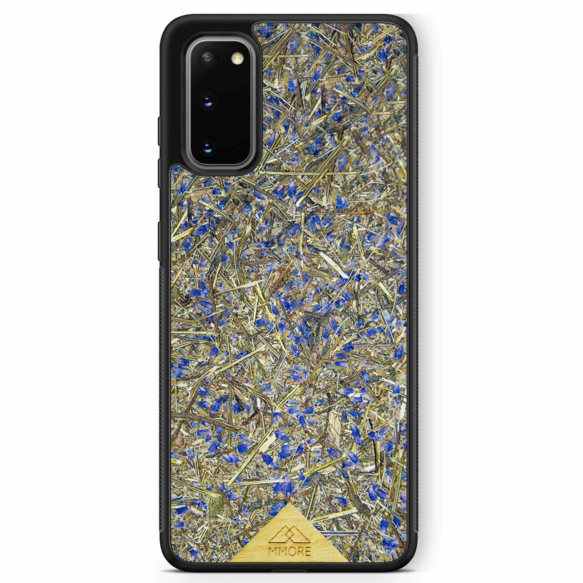 Samsung Galaxy S20 Black Frame Lavender Phone Case