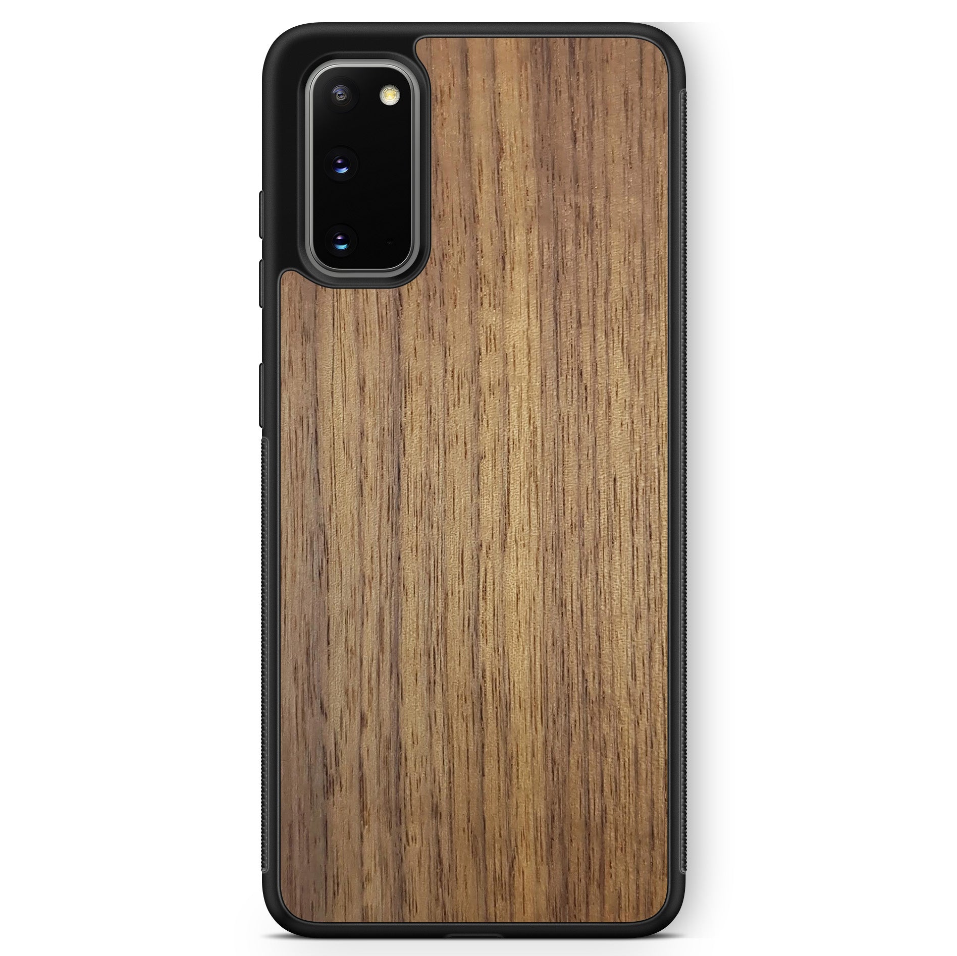 Capa de telefone de madeira americana nogueira para Samsung S20