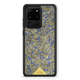 Capa de telefone lilás para Samsung Galaxy S20 ultra preta com moldura