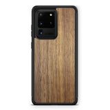 Coque Samsung S20 Ultra Wood en noyer américain