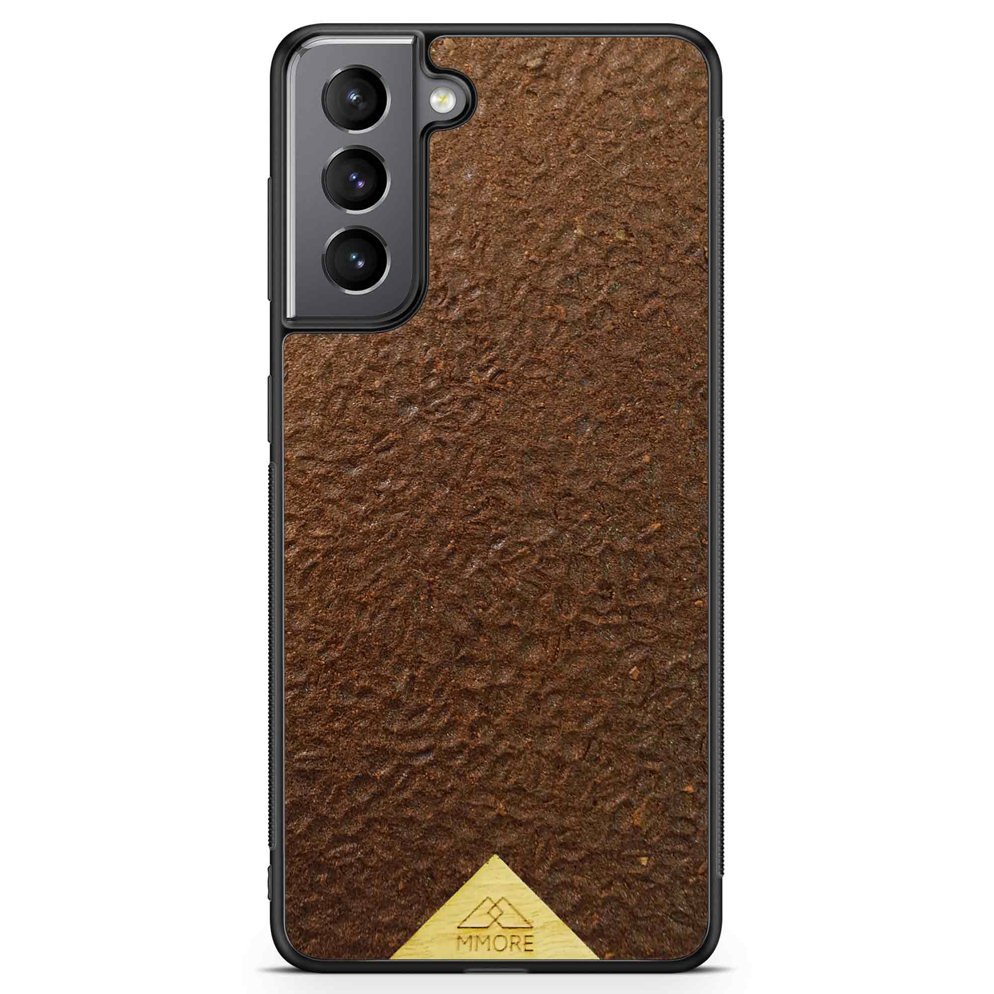 Capa de telefone com moldura preta para Samsung Galaxy S21