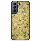 Samsung Galaxy S21 Black Frame Jasmine Phone Case
