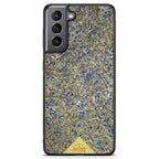Samsung Galaxy S21 Black Frame Lavender Phone Case
