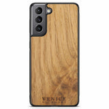Venice Lettering Samsung S21 Carcasa de madera para teléfono