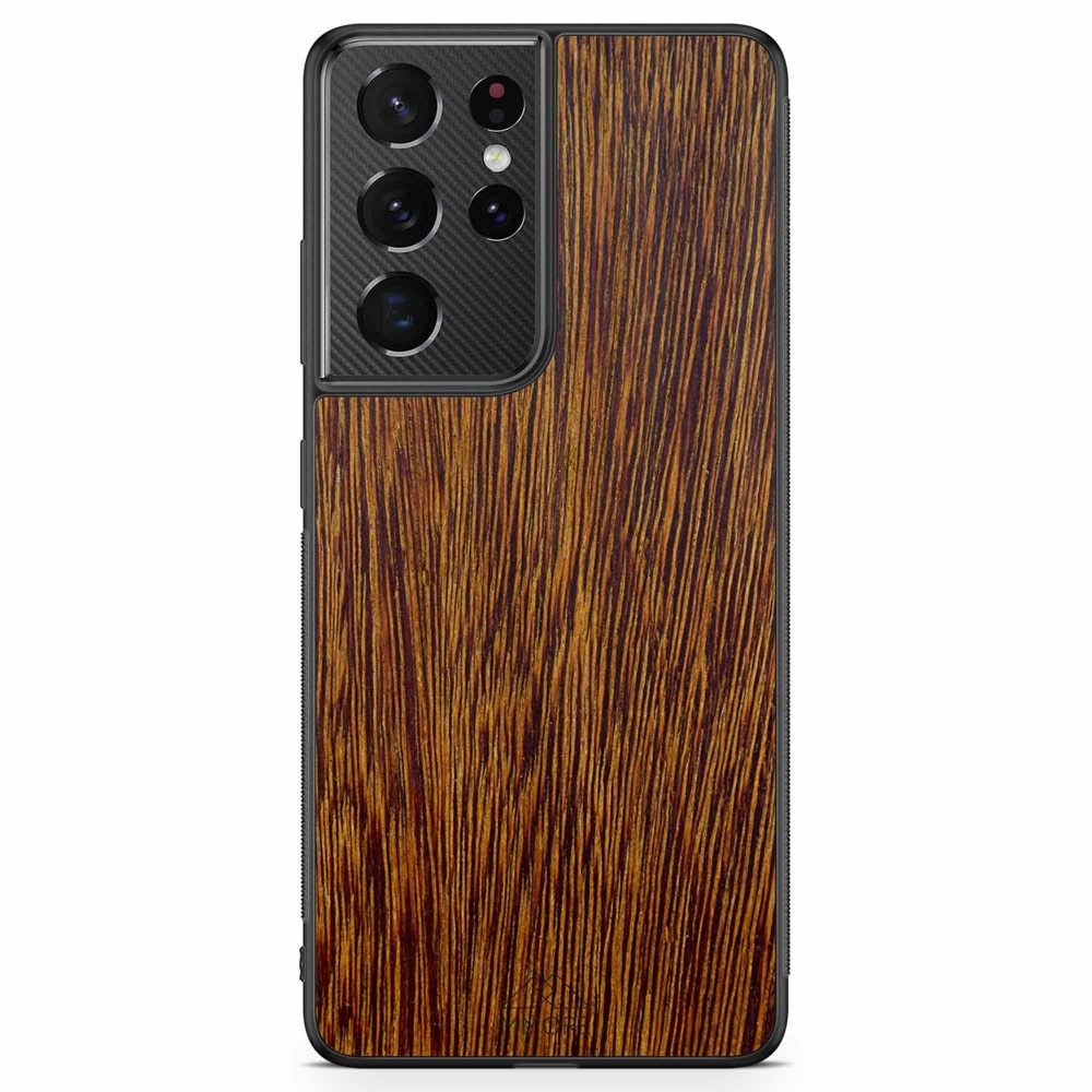 Custodia per cellulare Samsung S21 Ultra Sucupira Wood