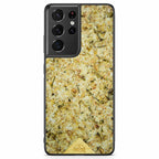 Samsung Galaxy S21 Ultra Black Frame Jasmine Phone Case